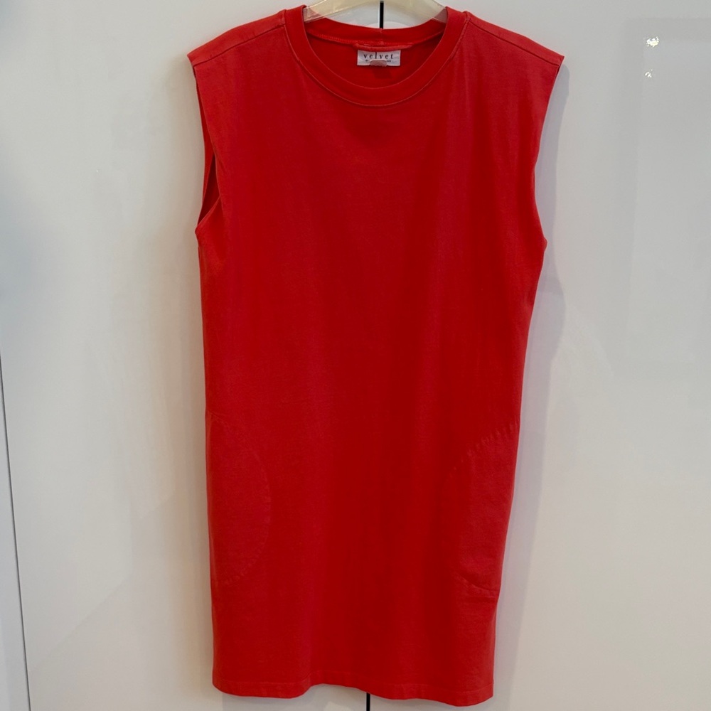 Velvet by Graham & Spencer Red Sleeveless Mini Dress XS